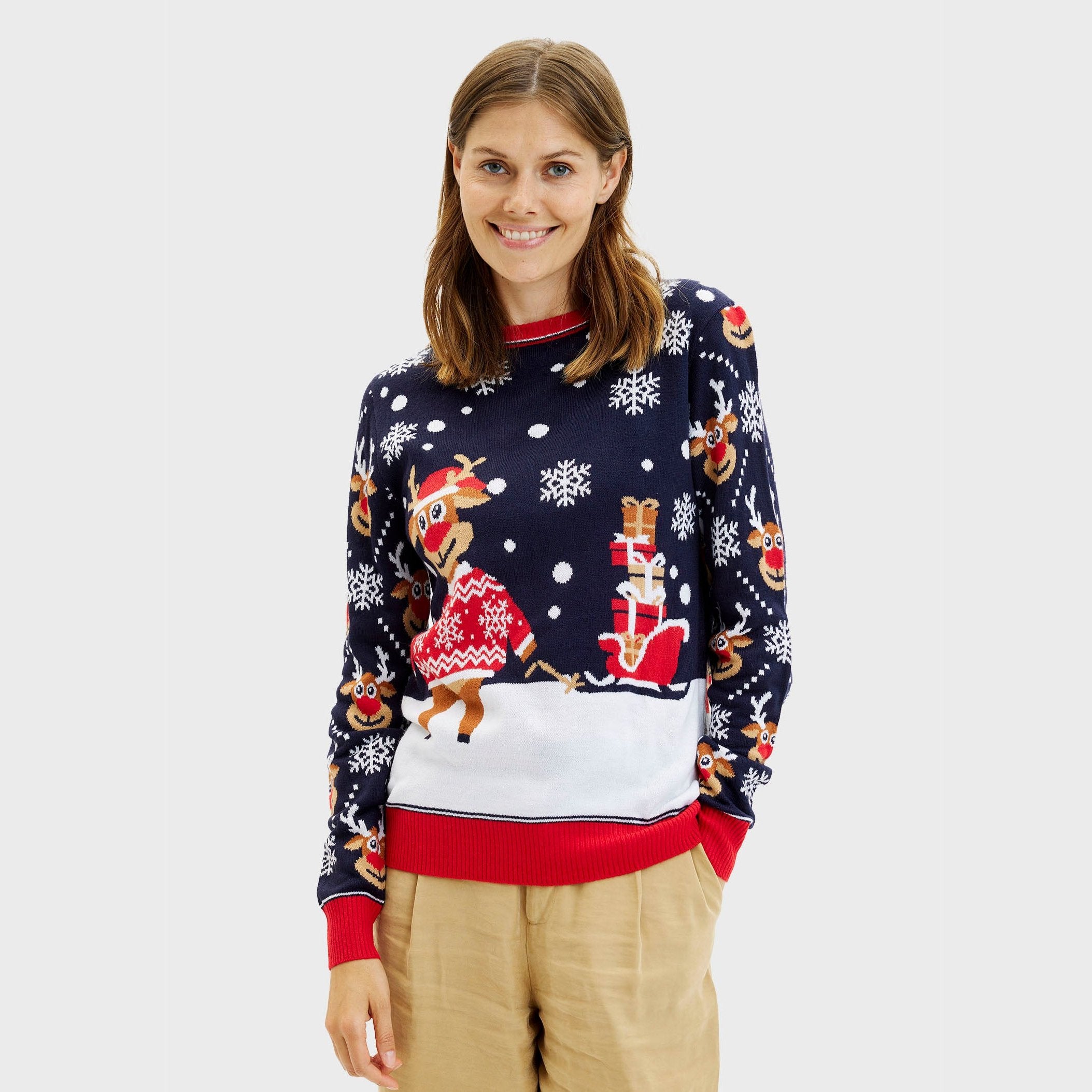 The Bringing Christmas Gifts Sweater - Dame